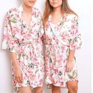 Show Me Your Mumu Brie Garden Rose Robe One Size